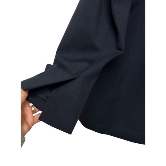 SPANX Blue One Button Collarless Blazer and Pant Set Women's Size M - Picture 7 of 14